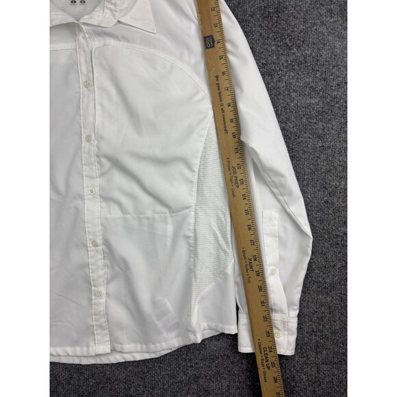 Columbia Titanium Shirt Womens Large White Omni Shade Long Sleeve Hiking Fishing - Picture 4 of 9